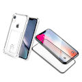 Pikkukuva 1 / 11: iPhone XR - 1 Set Kuori Korttipidikkeellä ja Näytönsuojalla Transparent