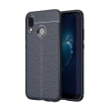 Miniatyrbillede 4 af 11: Skyddande Silikonskal (Litchi) till Huawei P20 Lite Röd