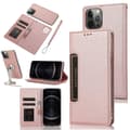 iPhone 12 Pro Max - Praktiskt Plånboksfodral (FLOVEME) Roséguld