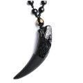 Pikkukuva 1 / 4: Halsband Obsidian Vargtand Glossy Obsidian