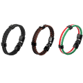 Pikkukuva 4 / 5: Flätat Armband i PU-Läder (Unisex) Flerfärgad