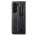 Pikkukuva 9 / 11: Läderfodral med pennhållare för Samsung Galaxy Z Fold 5 Black