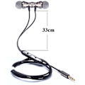 Miniatyrbild 7 av 11: TOMKAS In-ear Magnetic Earphone With Mic In-lineControl Guld