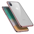 Pikkukuva 5 / 8: iPhone X - Exklusivt Stilsäkert Silikon Skal Hög Kvalite Svart