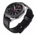Stilsikkert Nylonarmbånd - Samsung Galaxy Watch S3 Frontier Svart 20mm