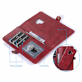 Miniatyrbillede 11 af 11: Samsung Galaxy S9 - Kraftig Smart Wallet Case Svart