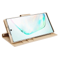 Miniatyrbilde 9 av 11: Plånboksfodral - Samsung Galaxy Note10 Guld Guld