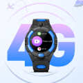 Miniatyrbild 7 av 11: Professionell 4G Smart Barnklocka GPS �vervakning Svart