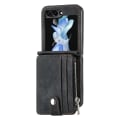 Miniatyrbillede 7 af 11: Galaxy Z Flip 5 5G - 2 i 1 Pungetui med kortholder Lila