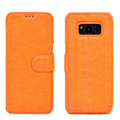 Miniatyrbild 1 av 11: Samsung Galaxy S8Plus (Class-Y) Plånboksfodral Orange