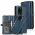 Pikkukuva 1 / 11: Samsung Galaxy S20 Ultra - Käytännöllinen 2-in-1 lompakkokotelo Mörkblå
