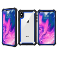 Miniatyrbillede 6 af 11: iPhone XS Max - Stötdämpande Kraftfullt Skyddsfodral ROSA/VIT