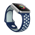 Miniatyrbild 11 av 11: Apple Watch 38mm - Silikonarmband från ROYBEN Hög Kvalité Svart/Gul M