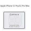 Pikkukuva 3 / 11: iPh 11 Pro Max 2-PACK Bakre Kameralinsskydd 9H 2.5D FullCover Transparent/Genomskinlig