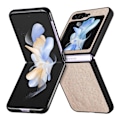 Miniatyrbillede 10 af 11: Galaxy Z Flip 5 - Elegant Litchi-mönstrat skal Red