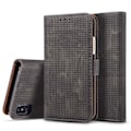 Pikkukuva 1 / 11: Stilrent -Vintage Mesh- Plånboksfodral för iPhone XS Max Gråsvart