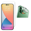 Miniatyrbild 5 av 11: 3-in-1 iPhone 16 pro Max Fram- & Baksida + Kameralinsskydd Transparent