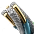 Miniatyrbilde 6 av 10: Type-C Snabbladdnings Kabel Svart 0,25M