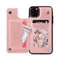 Pikkukuva 9 / 11: Elegantti ja iskunkestävä kuori korttipaikalla - iPhone 11 Rosaröd