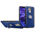 Pikkukuva 8 / 11: Stilsäkert Hybridskal med ringhållare för Huawei Mate 20 Lite Grå Grå