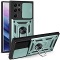 Miniatyrbilde 3 av 11: Samsung Galaxy S23 Ultra - Stilsäkert Skyddsskal Ringhållare Svart