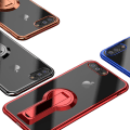 Miniatyrbild 6 av 11: Effektfullt PLATED Skal för iPhone 8 (Ställfunktion) Röd
