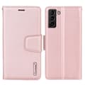 Samsung Galaxy S21 Plus - Professionellt Hanman Plånboksfodral Roséguld