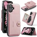 iPhone 16 Plus - Smart och Elegant Plånboksskal Roséguld