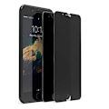 Pikkukuva 3 / 10: 2-PACK iPhone 8 Plus Skärmskydd Anti-Spy HD 0,3mm Svart
