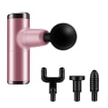 Miniatyrbilde 4 av 10: Mini Massage Pistol / Massage Gun Muskelstimulans (4 Huvuden) Silver