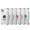 Pikkukuva 4 / 11: iPhone 11 Pro - Effektfullt Skyddsskal med Ringhållare Roséguld