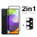 Miniatyrbillede 2 af 11: 2-PACK Galaxy A32 5G Skärmskydd + Kameralinsskydd 2.5D HD 0,3mm Transparent/Genomskinlig
