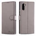 Samsung Galaxy Note10 - Robust Plånboksfodral Grå Grå