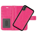 Miniatyrbilde 2 av 11: Stilrent Etui med Lommebok & Magnetfunksjon - iPhone X/XS Rosa