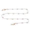 Pikkukuva 7 / 10: Exklusivt Stilsäkert Pärlor Glasögon Snöre Senilsnöre Pearl+Copper