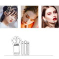Miniatyrbild 11 av 11: 4in1 Premium Makeup Borstset Vit/Silver