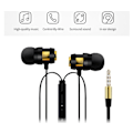 Pikkukuva 7 / 11: NKOBEE JTX In-ear Hörlurar (Mic In-lineControl) Original Svart