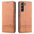 Miniatyrbillede 1 af 11: Samsung Galaxy S21 FE - Effektfullt Yazunshi Plånboksfodral Brun