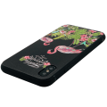 Miniatyrbilde 5 av 8: Black Flamingo - Retroskal av silikon för iPhone X/XS
