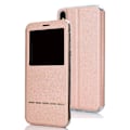Miniatyrbild 4 av 8: Elegant Smartfodral (Svarsfunktion) F�nster iPhone XS Max Rosa