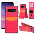 Skyddsskal med Kortfack - Samsung Galaxy S10 Plus Rosa