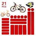 Pikkukuva 4 / 8: 21-Pack Reflex-Remsor i Varierade Former Gul