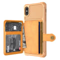 Miniatyrbilde 1 av 10: iPhone X/XS - Robust Skal med Kortfack Brun