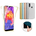 Pikkukuva 2 / 11: Dubbelsidigt Silikonskal - Huawei P20 Lite Blå
