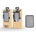 Praktisk Powerbank 10000mAh 2A Grå