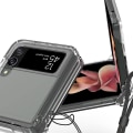 Miniatyrbillede 3 af 4: Samsung Galaxy Z Flip 4 - Smart Magnetiskt Skyddsskal Genomskinlig