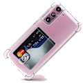 Miniatyrbillede 4 af 5: Samsung Galaxy S21 Plus - St�td�mpande Skal med Korth�llare Transparent/Genomskinlig