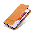 Miniatyrbild 7 av 11: Lyxigt läderfodral för Redmi 12C Khaki Brun
