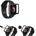 Miniatyrbild 11 av 11: 3D Full Glue Skärmskydd för iWatch 4/5 40mm och 44mm Svart 44mm