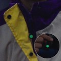 Miniatyrbilde 8 av 11: Effektfull Glow in the Dark Blixtlåsdragare (10-Pack) Svart